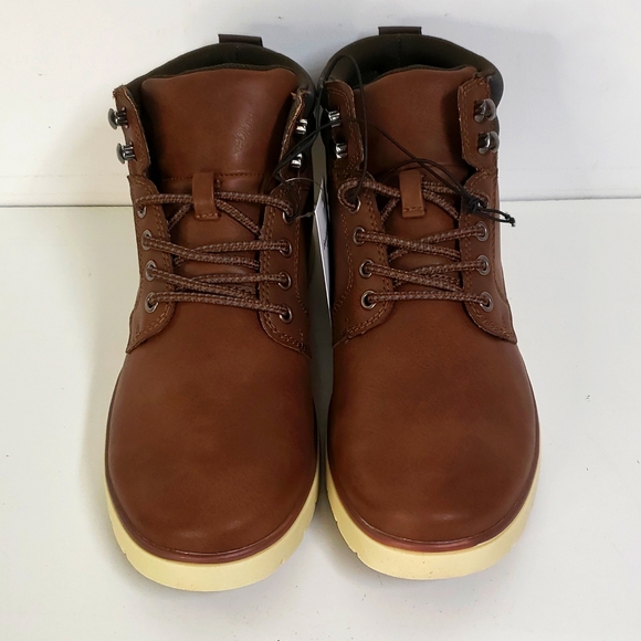 NEW! Men's Goodfellow Maxwell Brown High Top Lace-Up Sneaker Boots - Picture 4 of 8